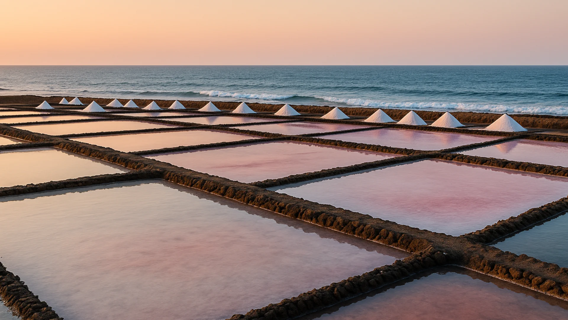 Salinas de mar — producción de sal